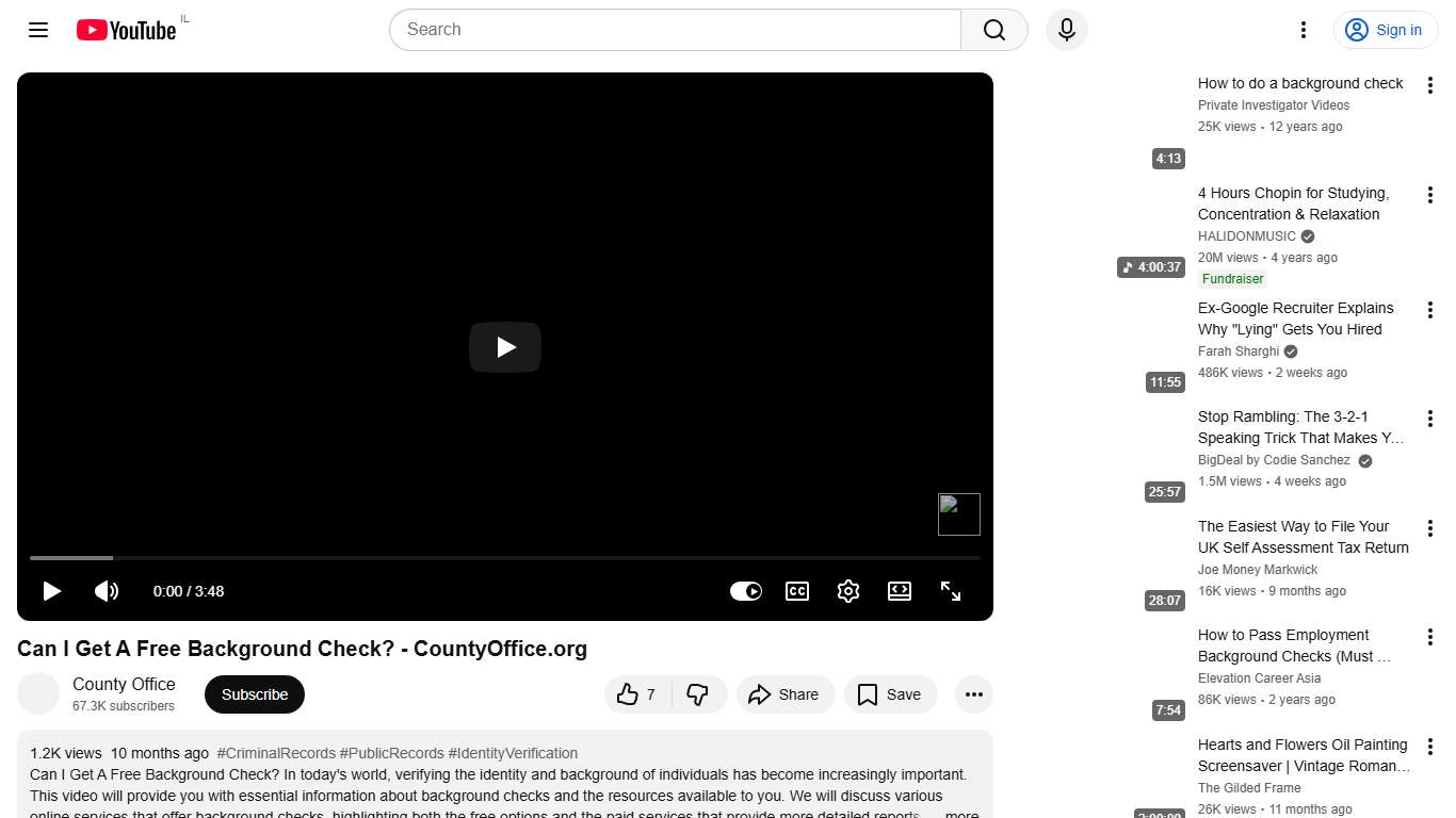 Can I Get A Free Background Check? - CountyOffice.org - YouTube